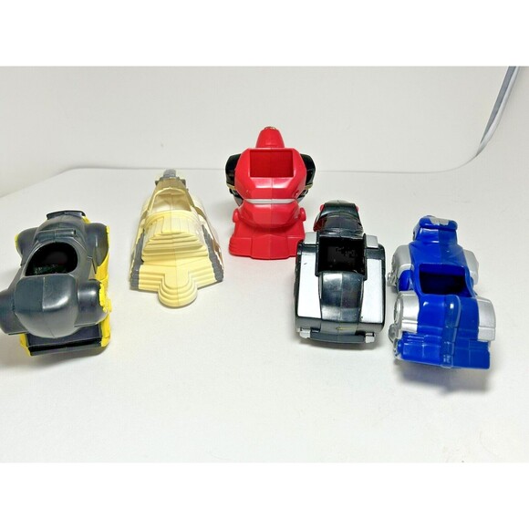 Vintage 1995 McDonald’s Mighty Morphin Power Rangers The Movie Vehicle Lot of 5 - Picture 9 of 16